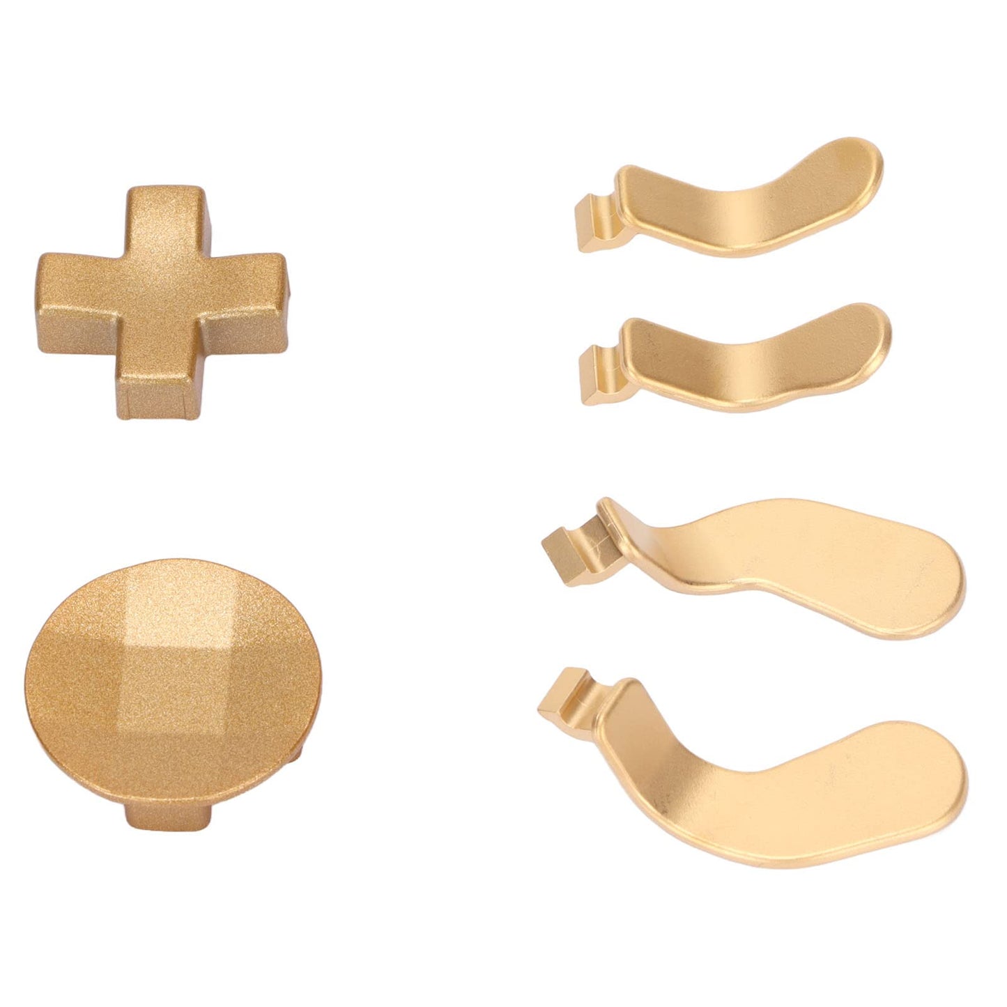 Almohadillas y Paletas de Metal ASHATA Dorado Intercambiables para One Elite Series 2