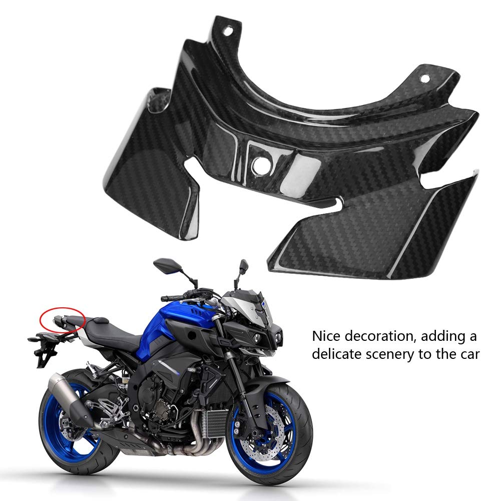 Acouto Cubierta de protecci de la luz trasera de la motocicleta de fibra de carbono para MT-10/FZ-10 2016-2018 accesorios de la motocicleta