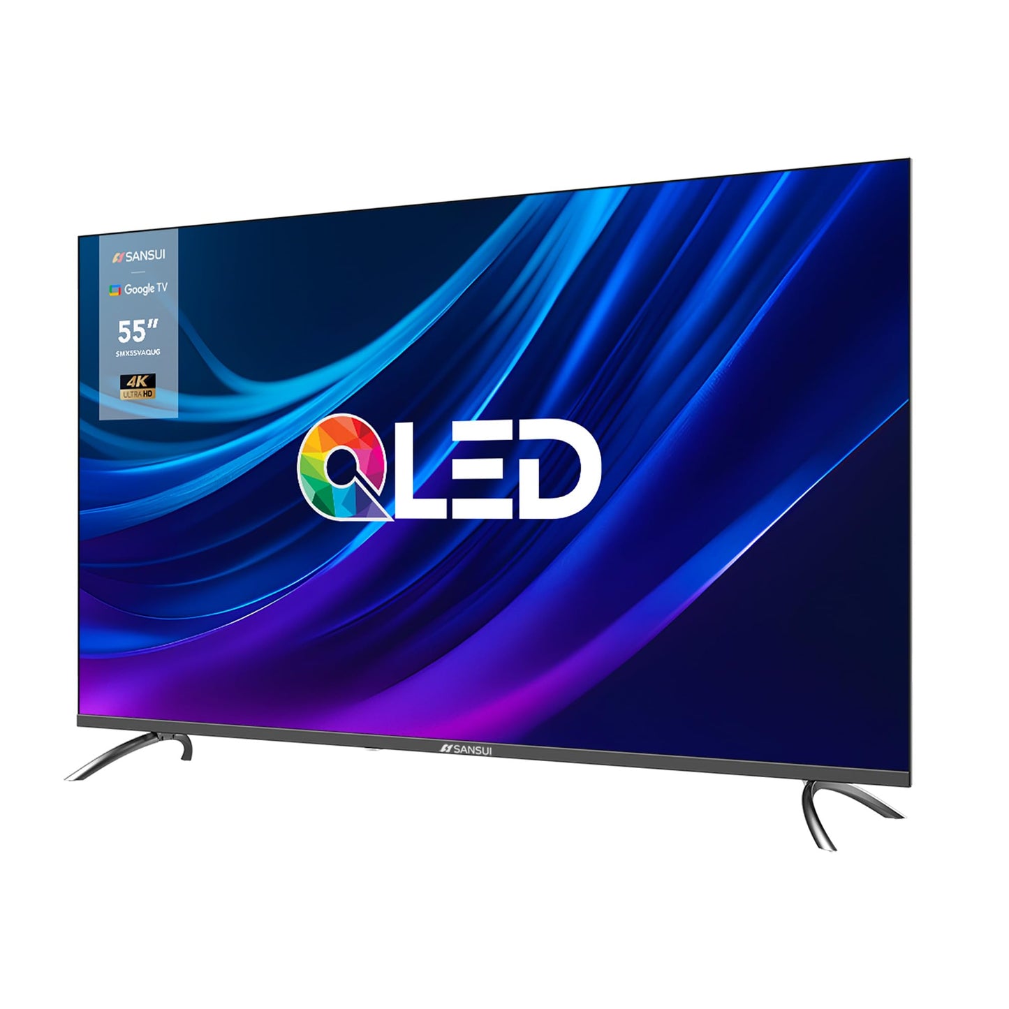 SANSUI TV 55" UHD LED Resolución 3840 * 2160 Sistema Operativo Google TV Mod. SMX55VAQUG