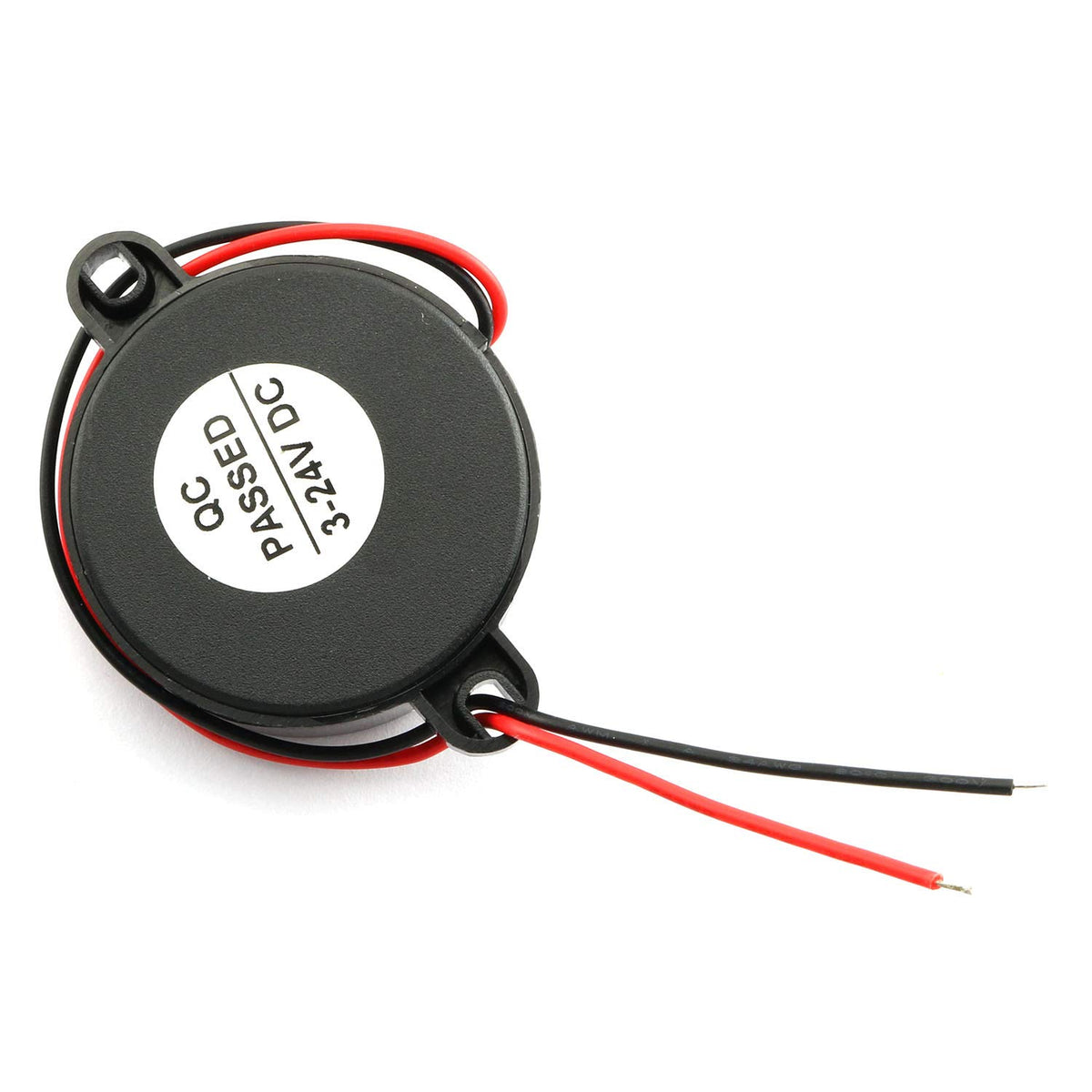 Buzzer Piezoeléctrico Activo RuiLing Negro, Sonido Continuo e Intermitente, 2-Pack, 85dB, 3-24V, Accesorios para Carro