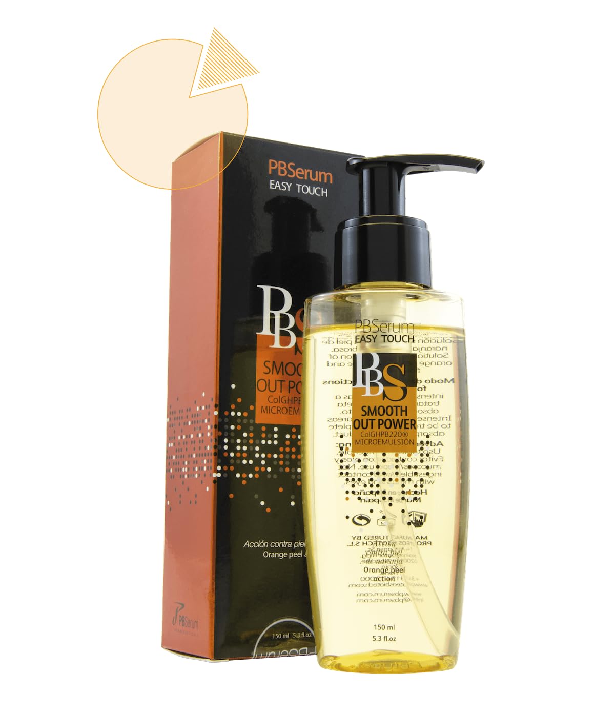 Tratamiento Enzimático Pbs Pbserum Smooth Out Power Microemulsion para Celulitis y Fibrosis 150ml