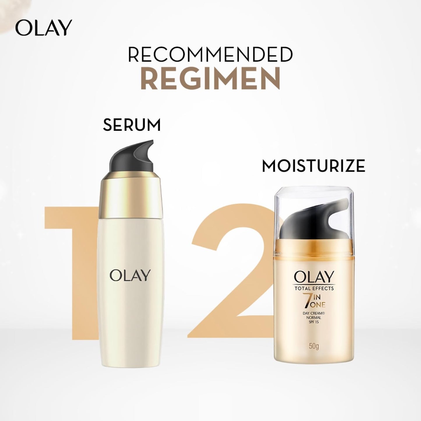 Olay Total Effects Day Cream 7 in 1 Normal SPF 15 (Up to 2x power for skin renewal), 50gm