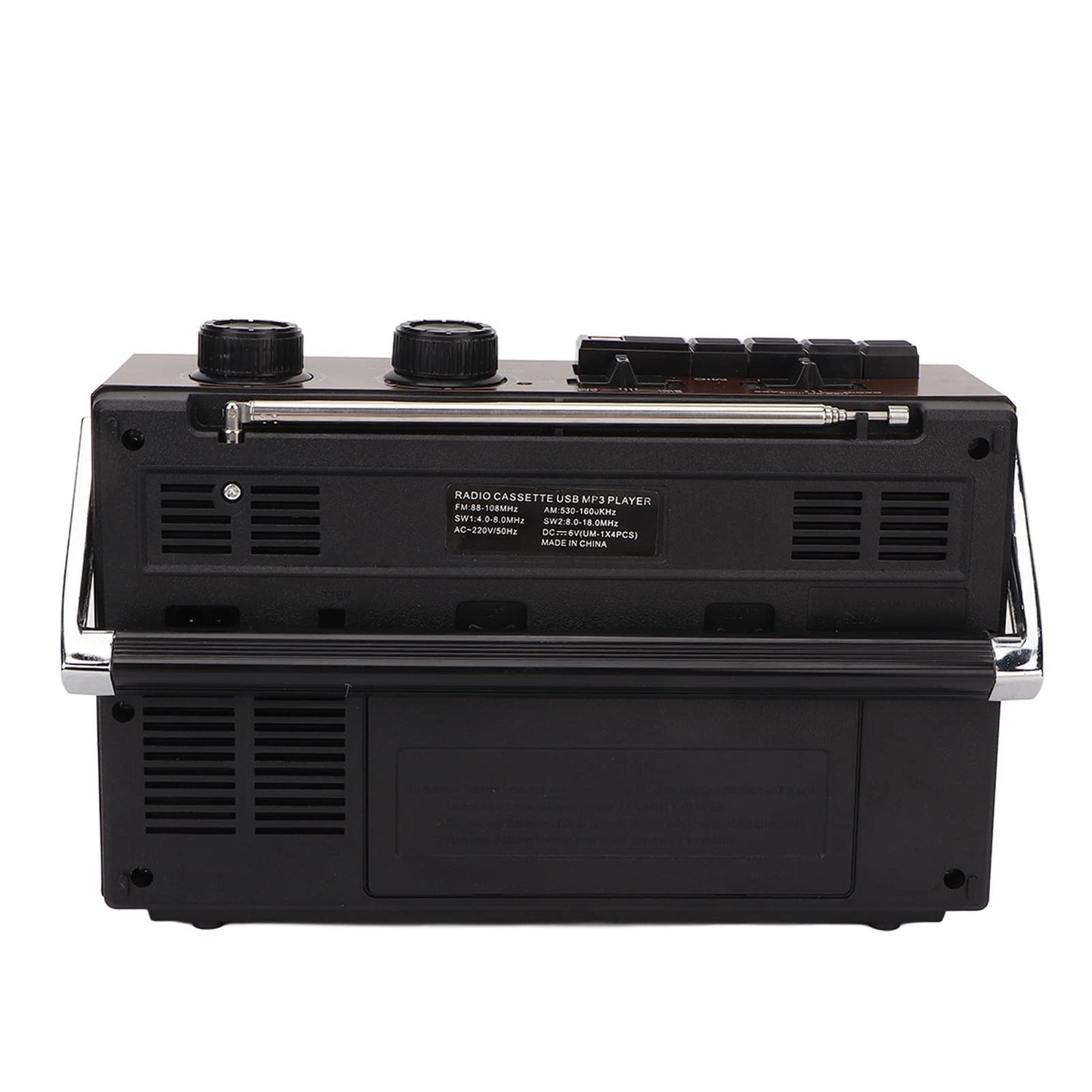 Actualice el Combo de Reproductor de CD y Casete TR621 con Control Remoto, Radio AM FM Portátil Boombox, Sonido Estéreo del Reproductor MP3, USB, Puerto TF, para la Familia