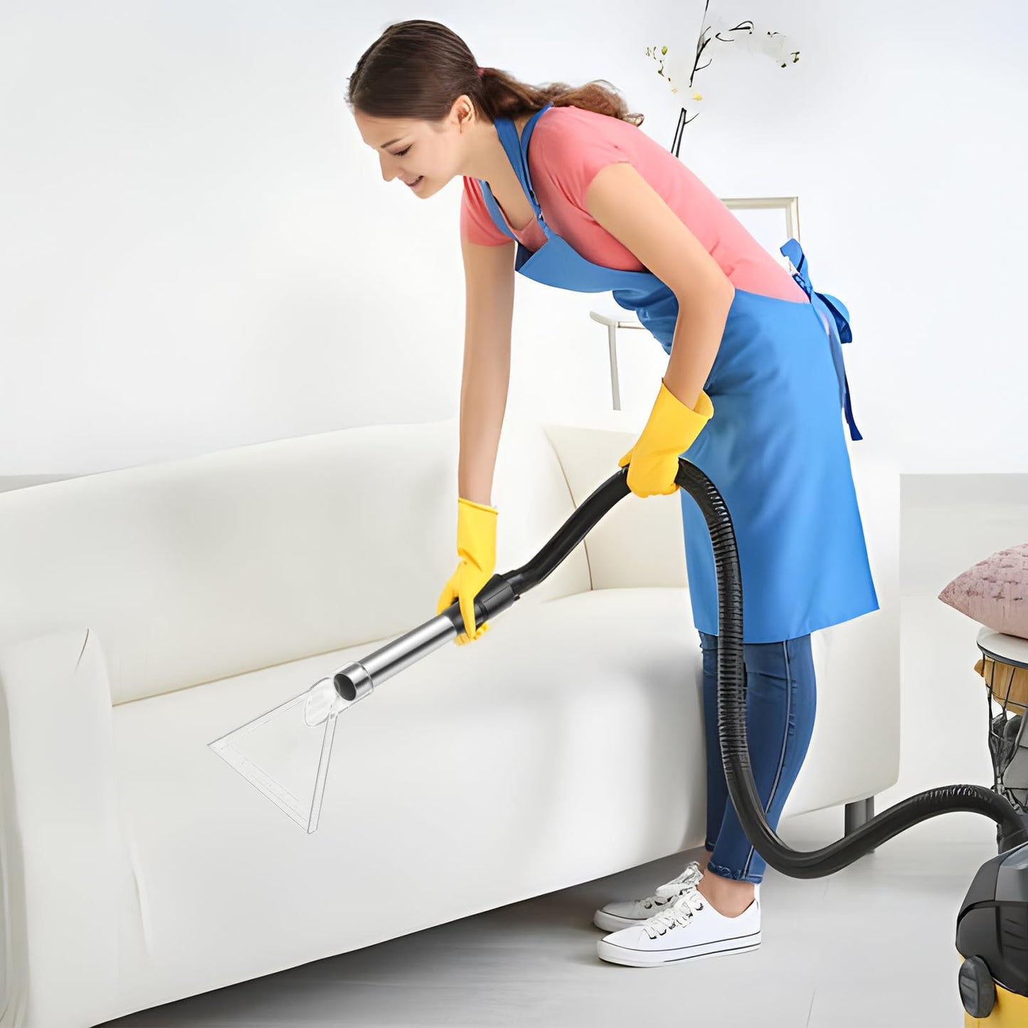 Accesorio de Aspiración JONFLYER Extractor para Alfombras en Seco y Húmedo