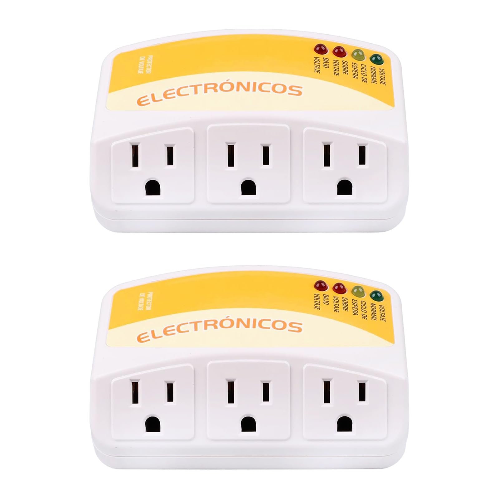 Protector de Voltaje para Refrigerador Supresor de Picos 3 Tomas 1440W 120V 12A