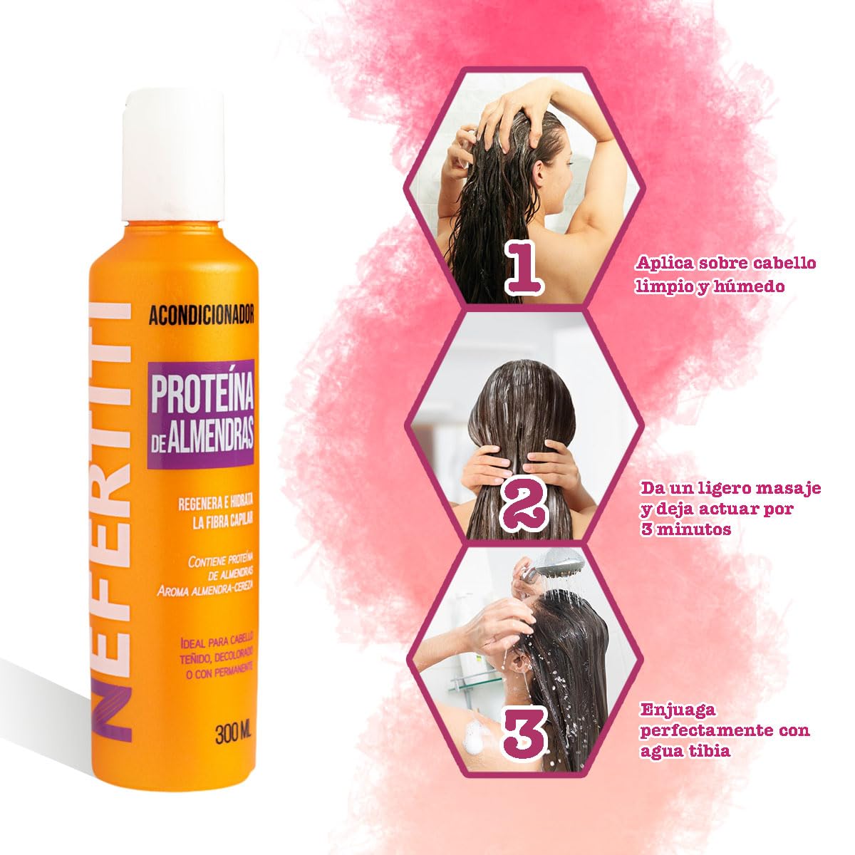 Acondicionador Nefertiti Almendra con Proteína