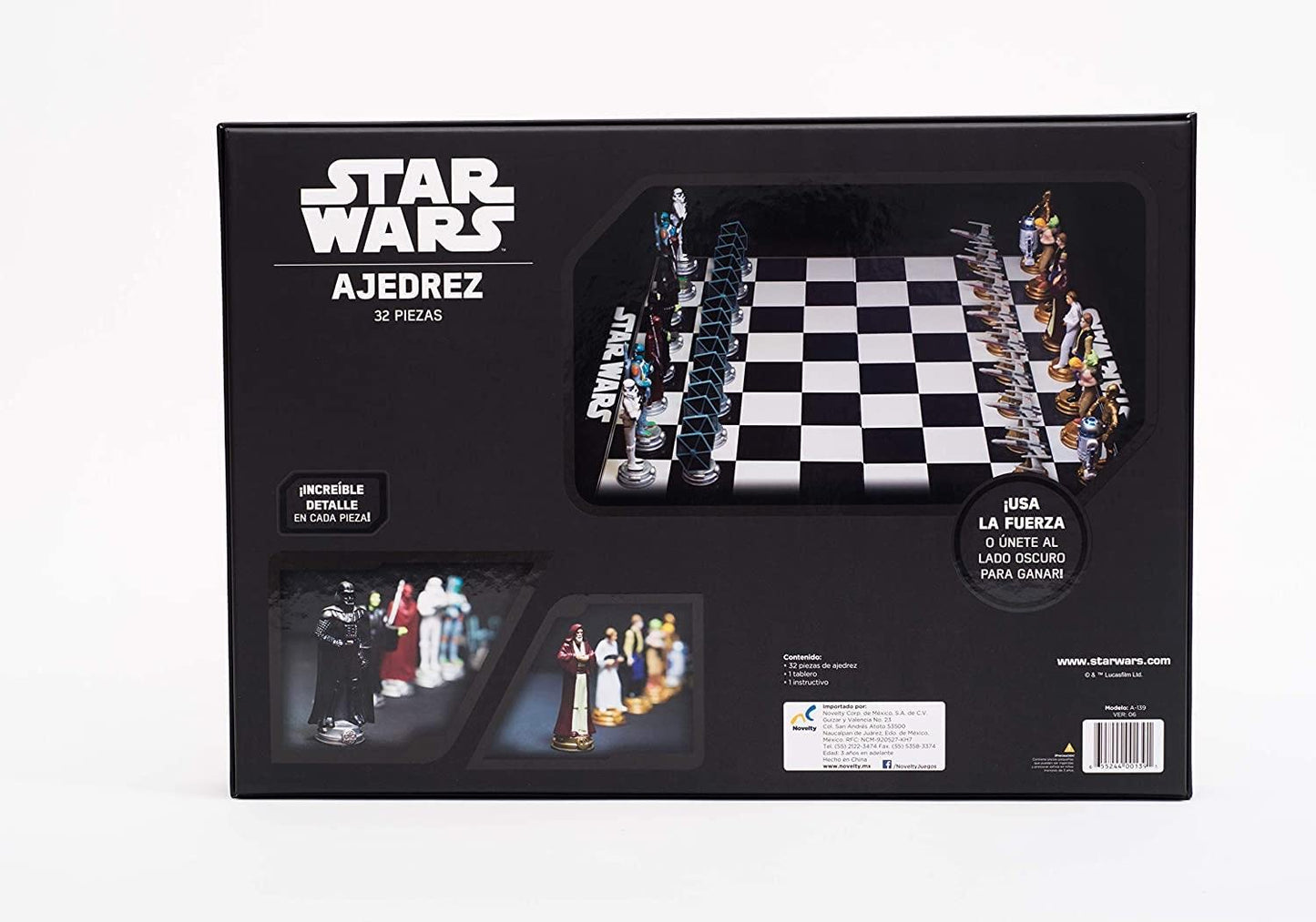 Ajedrez Novelty Corp Star Wars Edición Especial 3D Coleccionable