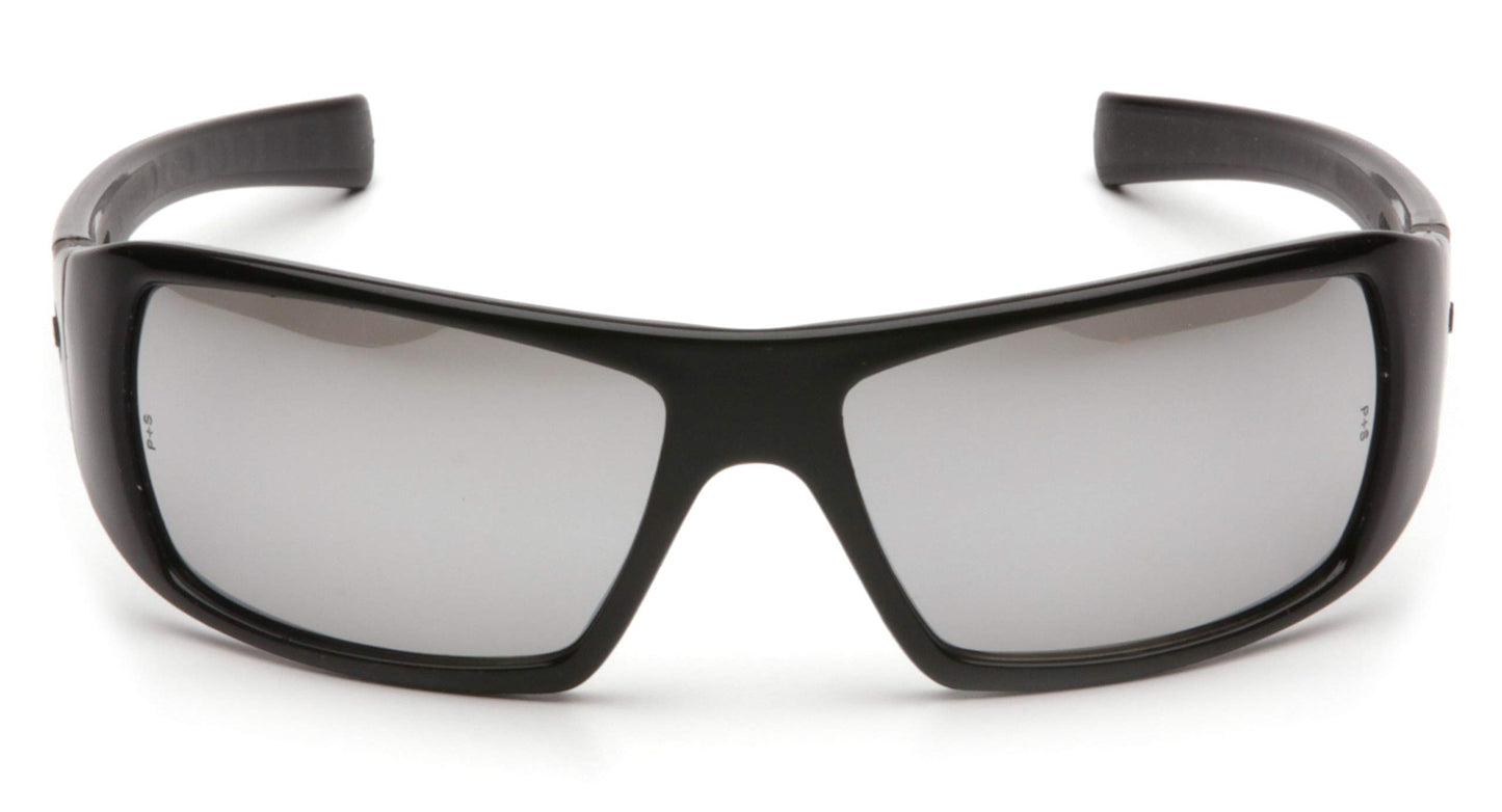 Anteojos de Seguridad Pyramex Goliath Negro Plateado Universal