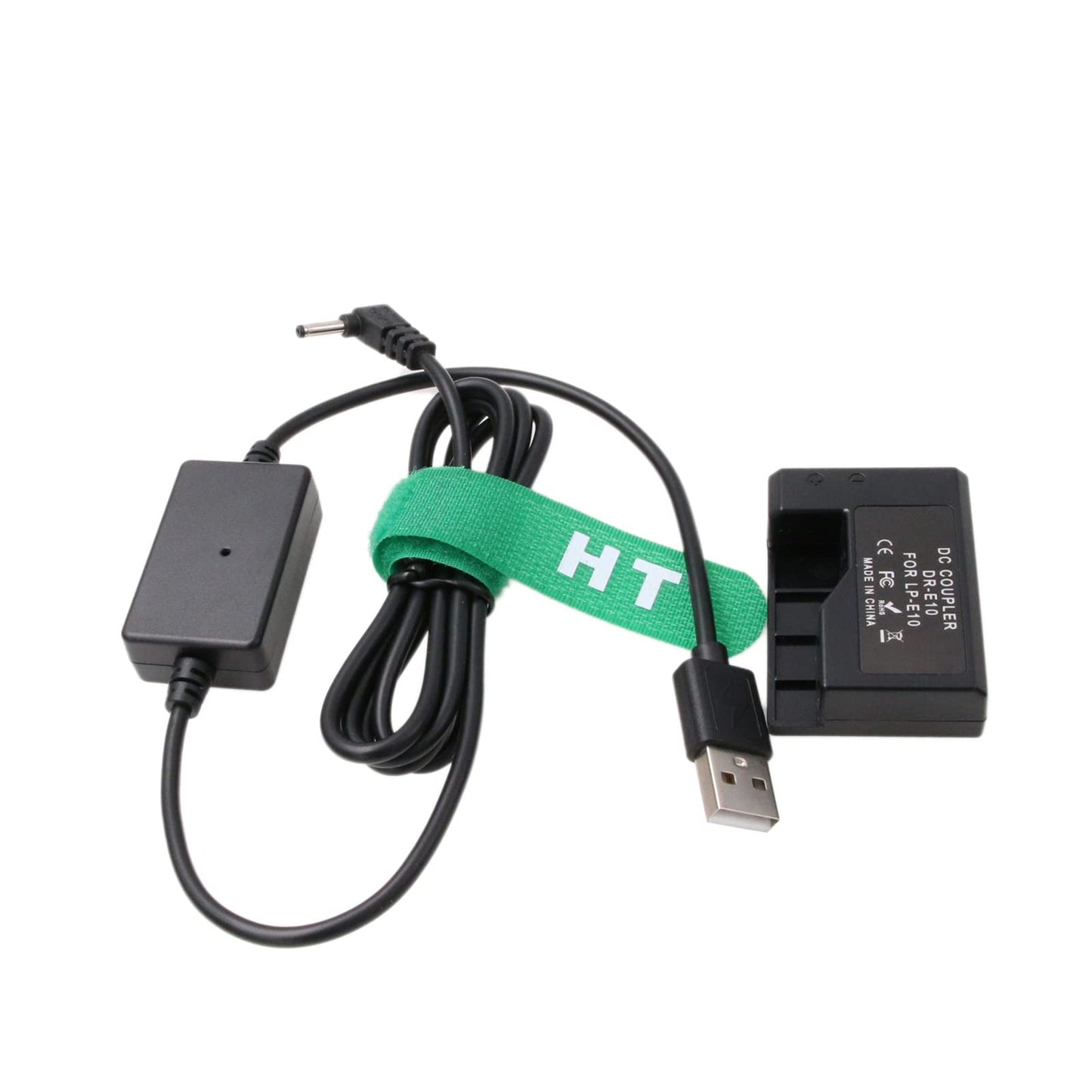 HangTon 5V USB LP-E10 Batería Falsa para cámara Canon EOS 1100D 1200D 1300D 1500D 3000D, Rebel T3 T5 T6 T7 T100, Kiss X50, Kiss X70