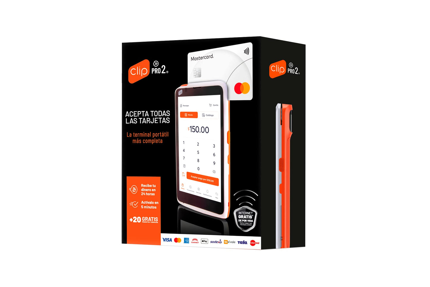 Clip Pro 2 – Terminal de Pago Portátil – Solución Avanzada para Procesar Pagos