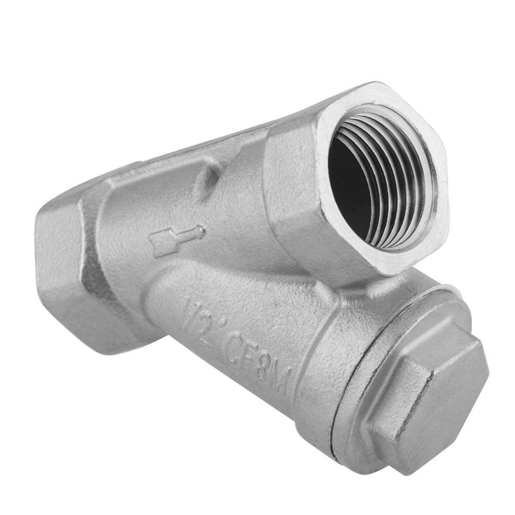 DN15 1/2 "PT Rosca Filtro de bomba de filtro de acero inoxidable tipo Y para agua Gas Colador de 1/2 Y Filtro de filtro Y
