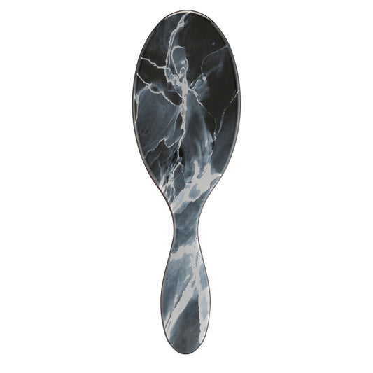 WET BRUSH, The Original Detangler, Metallic Marble, Cepillo Desenredante, Minimiza Dolor y Daños, Desenreda Todo Tipo de Cabello, Cerdas IntelliFlex, Cepilla Fácil y Adiós Nudos, Color Negro, Diseño de Mármol