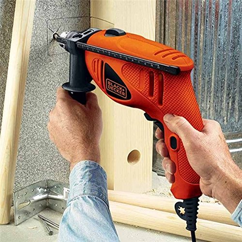 BLACK+DECKER Taladro Rotomartillo 1/2" (13mm), 550W, 2800Rpm, HD500