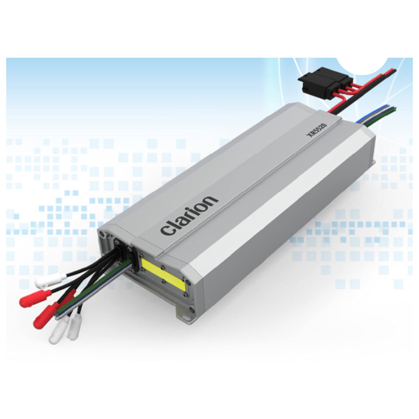 Clarion XR5520 Clase D 5 canales 800 W potencia máxima de manejo de amplificador de audio para coche, sistema de sonido, amplificador de altavoz de subwoofer con imán de gravedad 789591809390