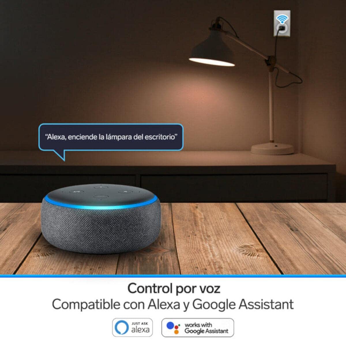 Adaptador Inteligente Steren Wi-Fi 3 Contactos SHOME-100/3