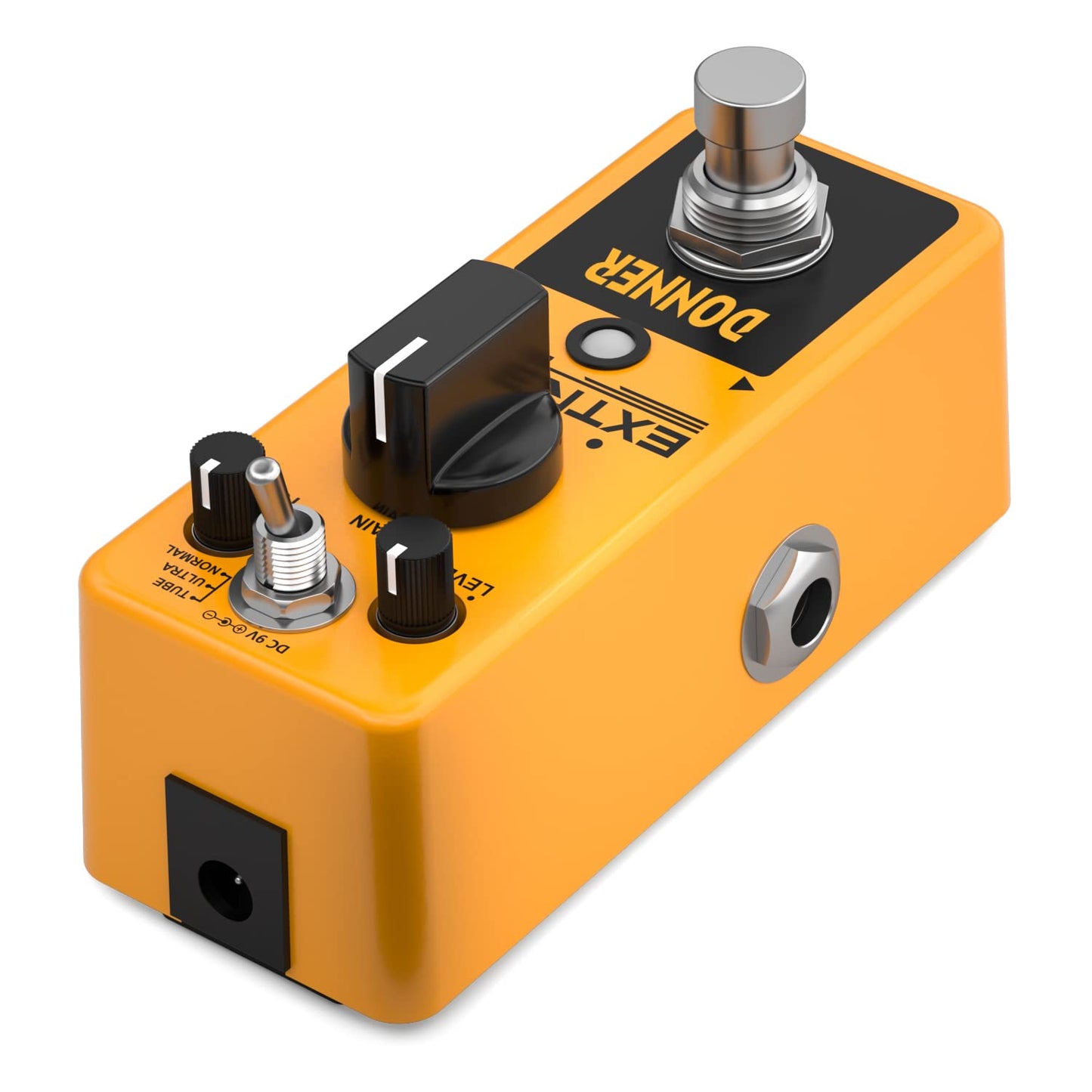 Donner Pedal de guitarra de distorsión, driver extremo, efecto de distorsión turbo analógico, 3 modos, True Bypass