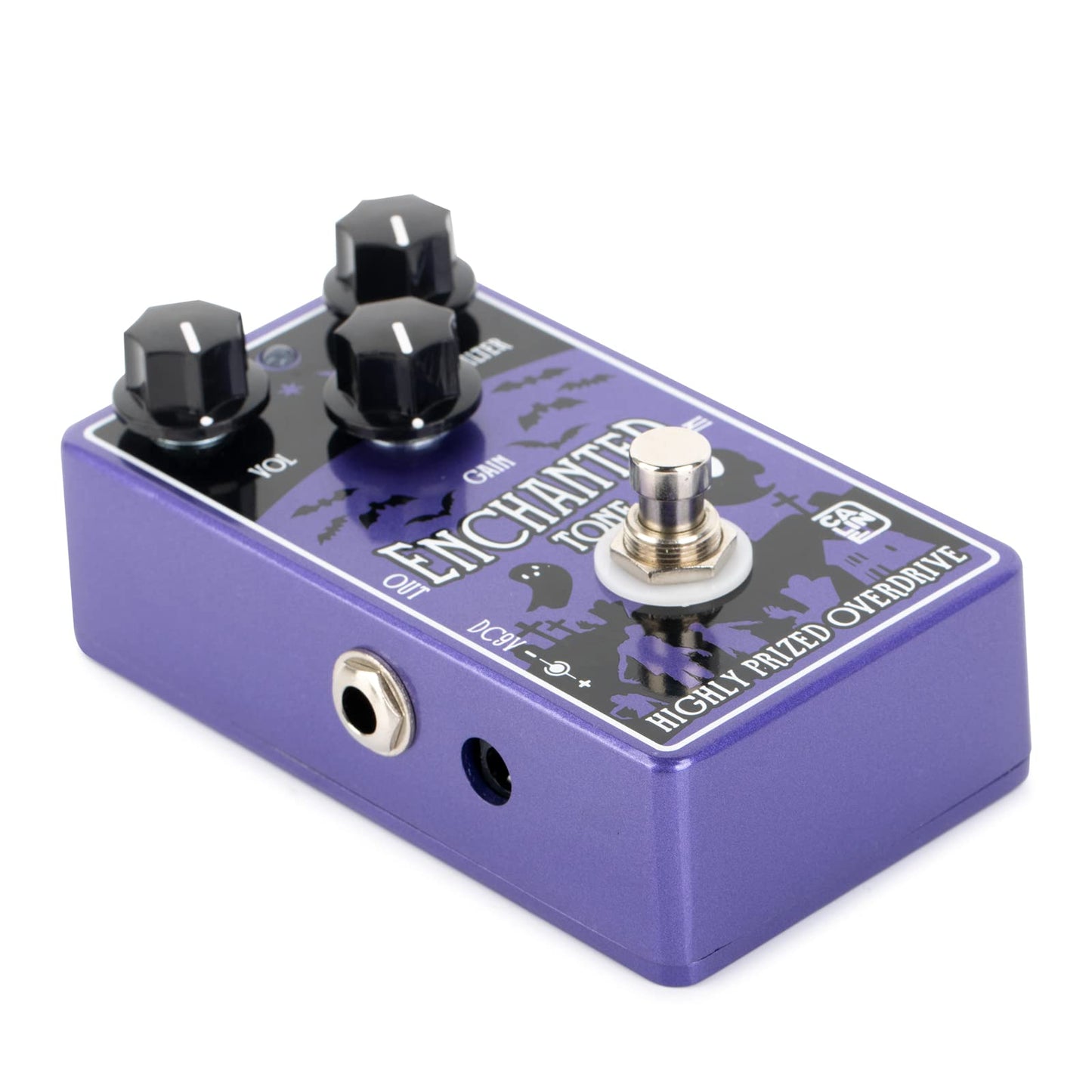Caline CP-511 Encantado tono Overdrive pedal de efecto guitarra True Bypass carcasa de aleación de aluminio