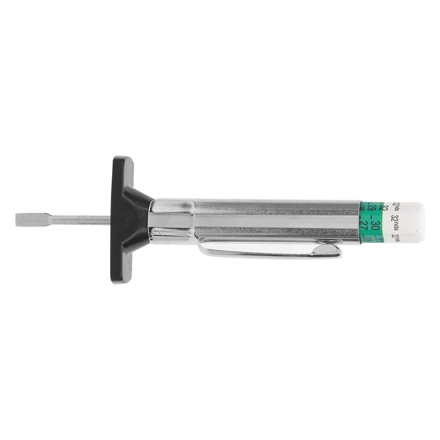 Calibrador de Llantas,Medidor de profundidad de neumáticos,Medidor de profundidad de la banda de rodadura del neumático de coche, herramienta de medición portátil Universal de 0 a 25mm