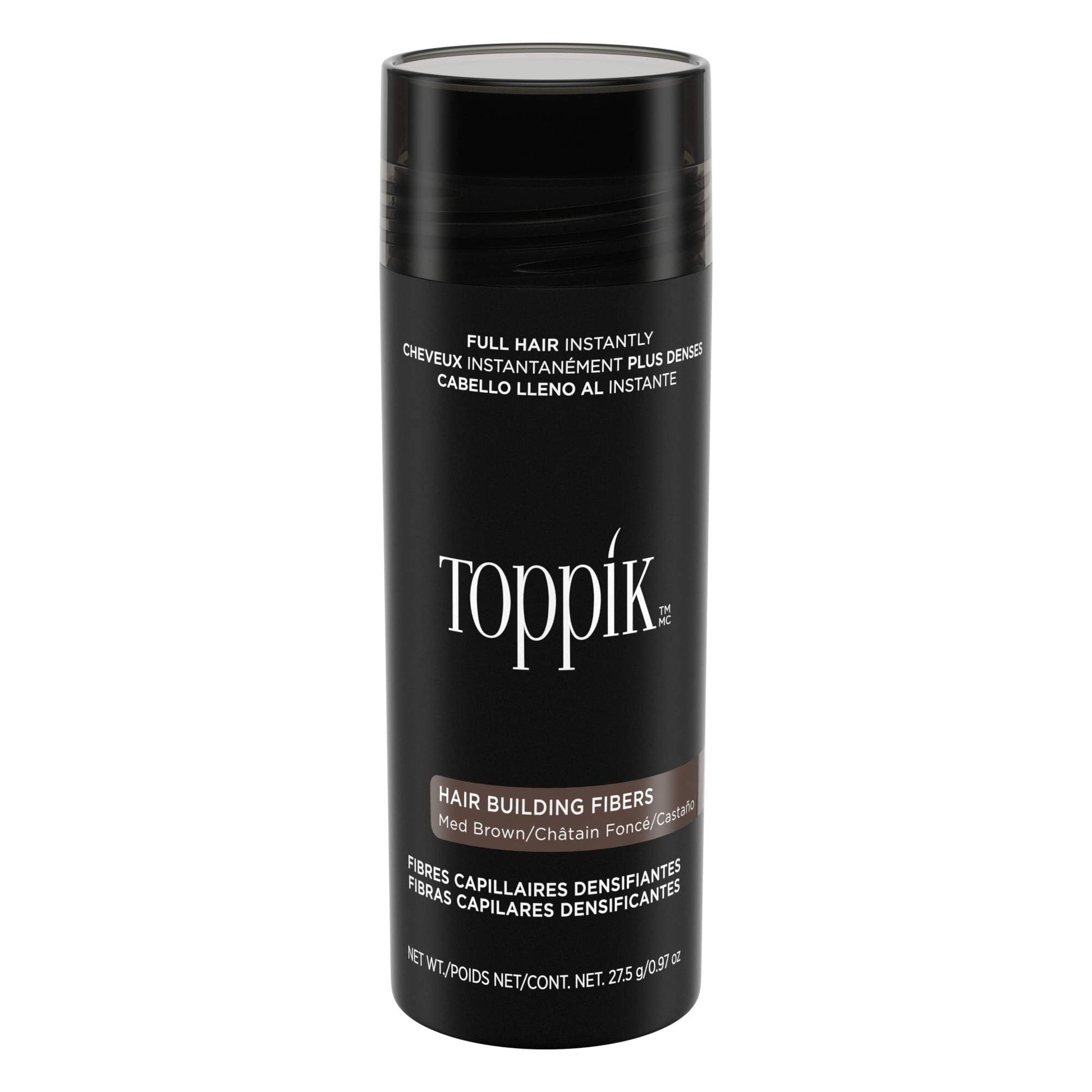 Toppik Fibras para dar volumen al cabello, castaño medio, 27.5 g