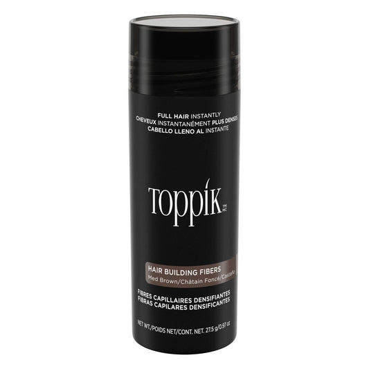 Toppik Fibras para dar volumen al cabello, castaño medio, 27.5 g