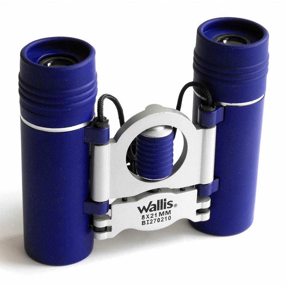 Wallis Binocular Compacto, Color Azul/Plata, Pequeño