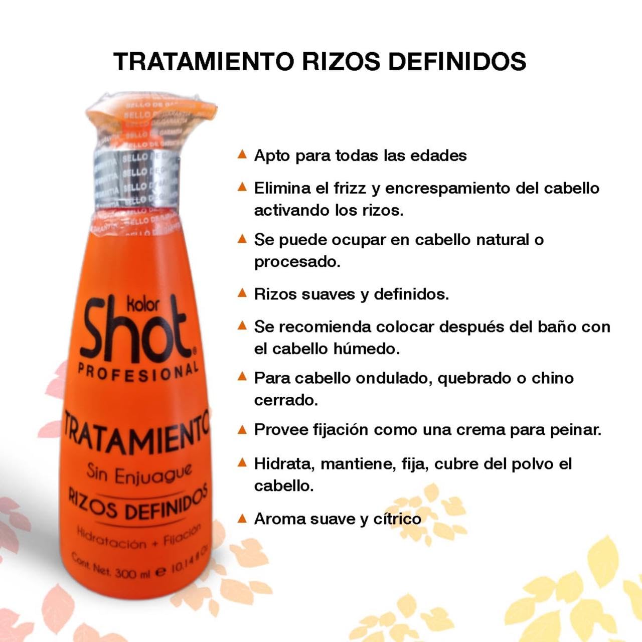 Tratamiento Profesional Kolor Shot Sin Parabenos Ni Sulfatos para Rizos Definidos Curly Friendly