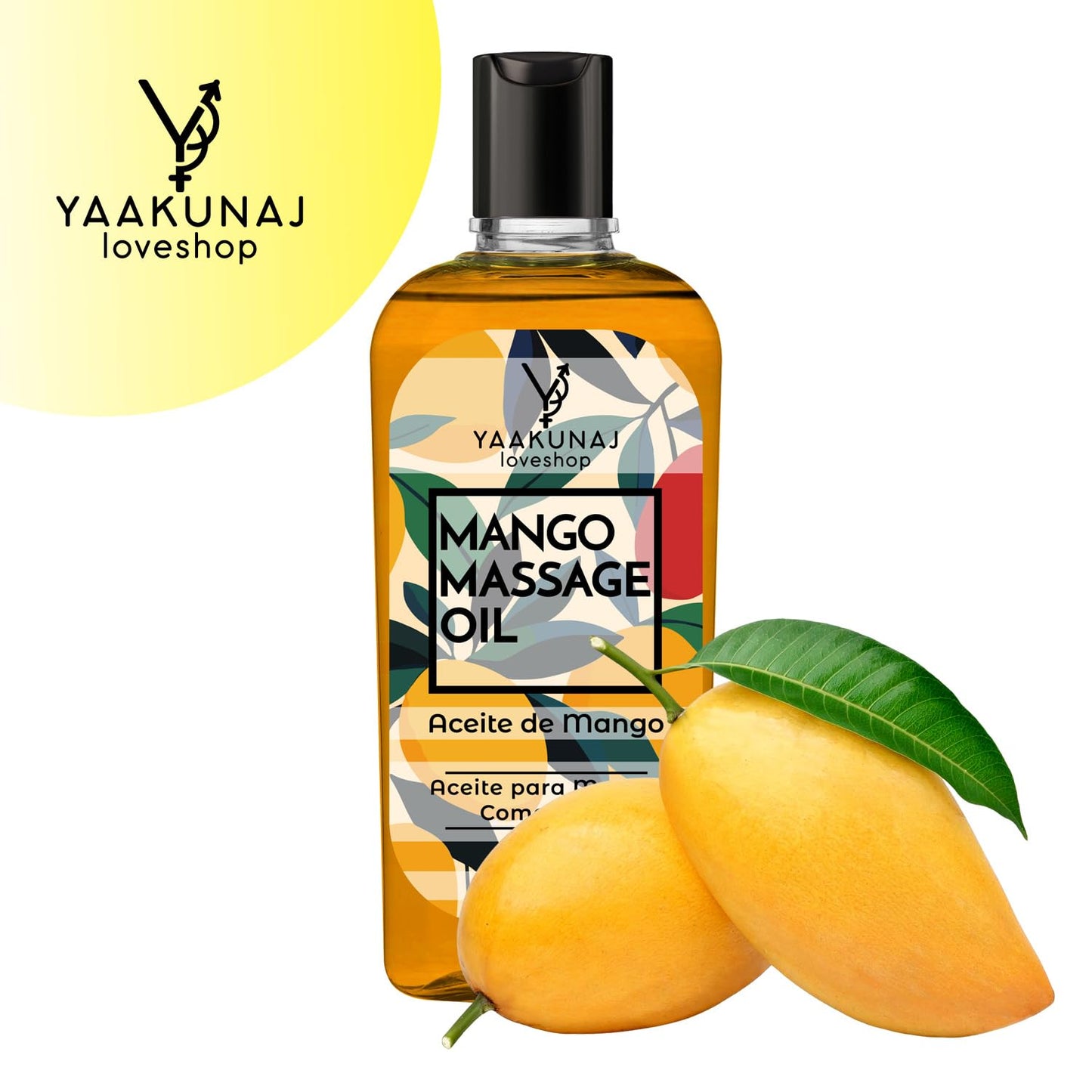 Aceite Para Masaje Yaakunaj Sabor Mango 60 ml