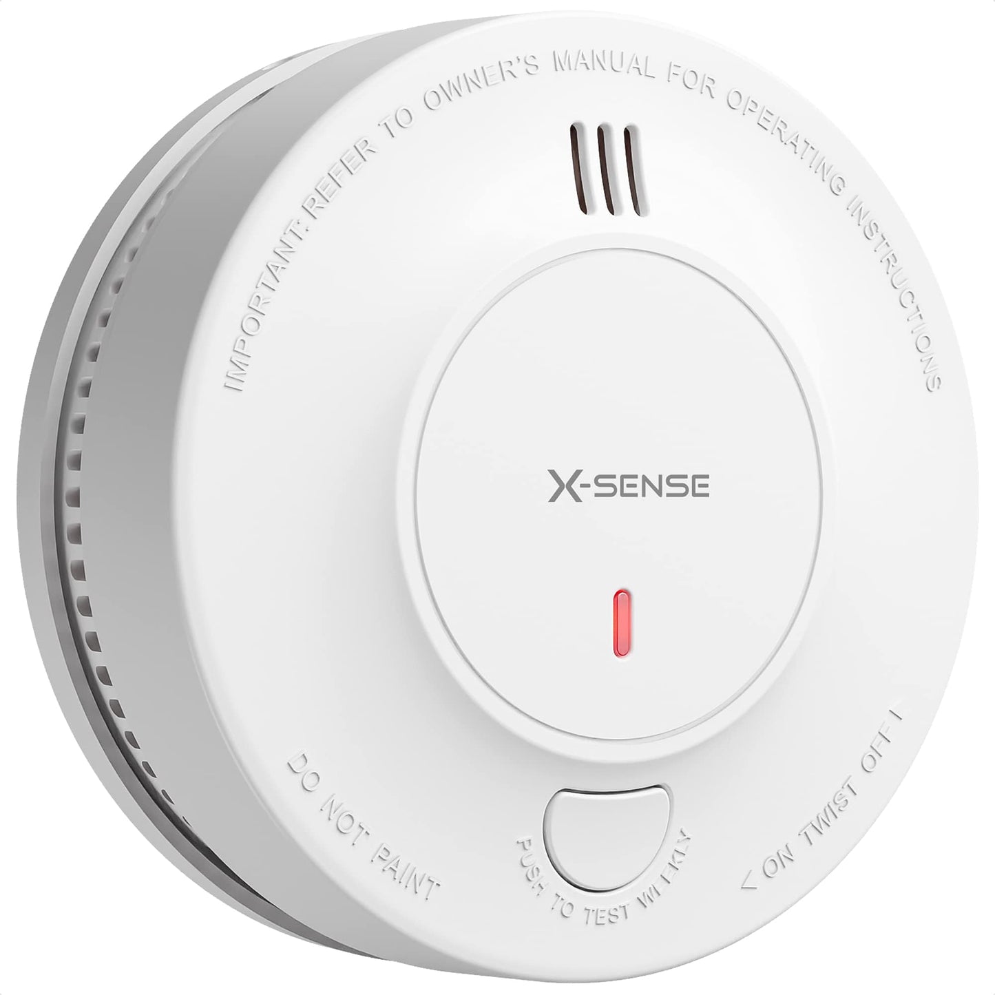 Detector de Humo X-Sense Blanco con Batería de 10 Años y Botón Silenciador