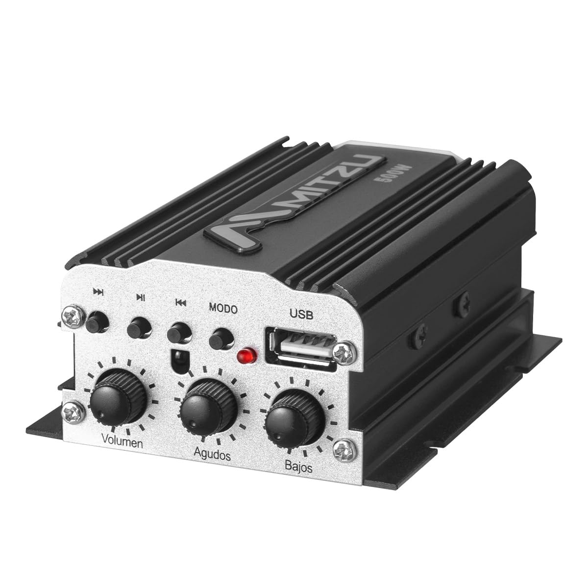 Amplificador Mini Moto 2 Canales 500 W