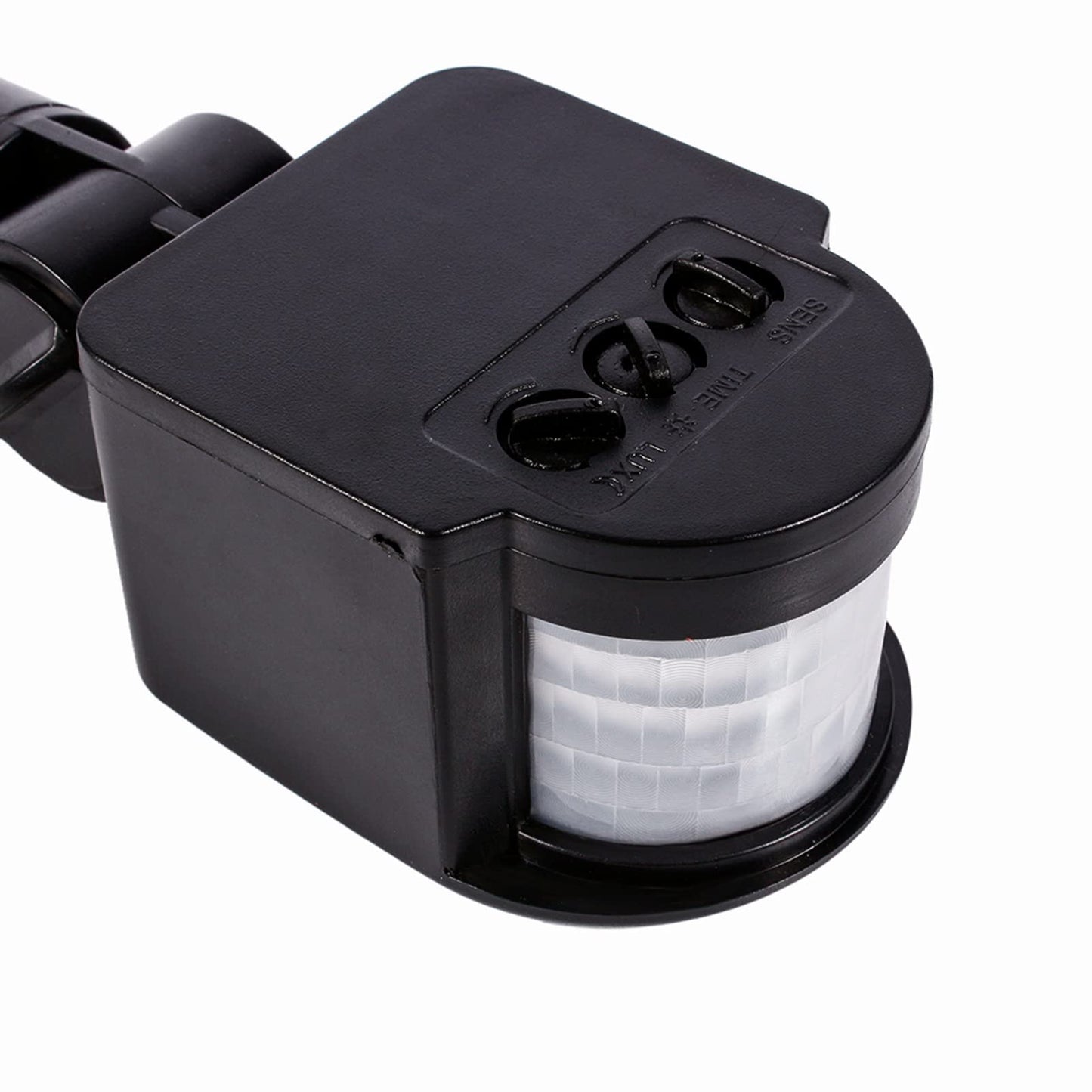 Detector de Movimiento PIR Sensor de Luz de Pared Infrarrojo Negro Exterior