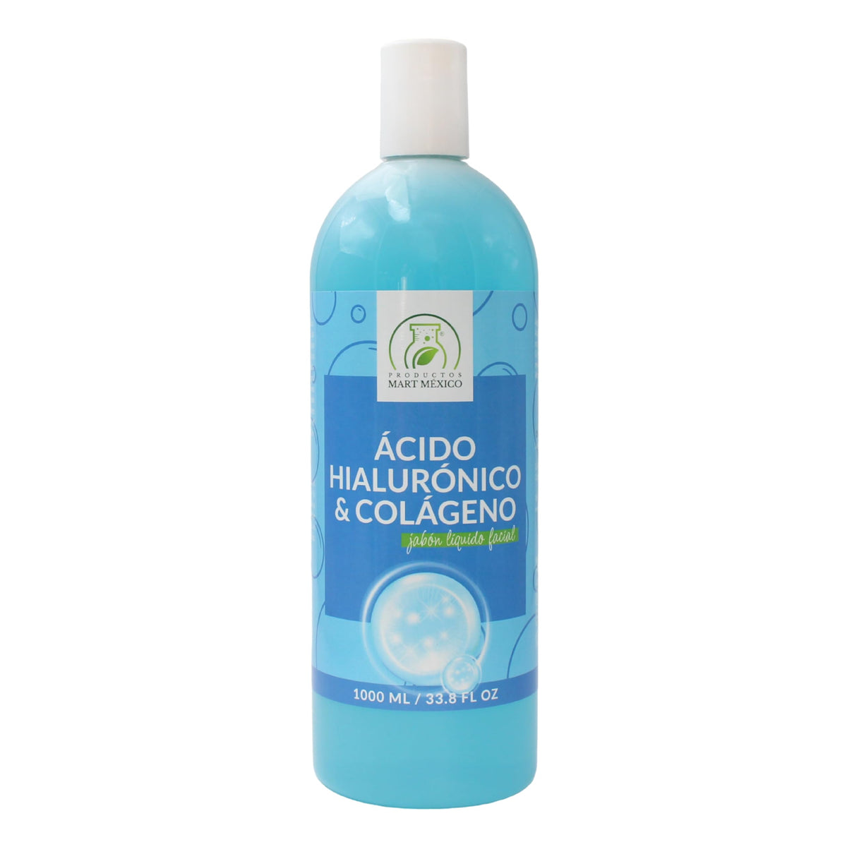 Jabón Facial De Ácido Hialuronico Y Colágeno Reafirmante 1 Litro Productos Mart Mexico