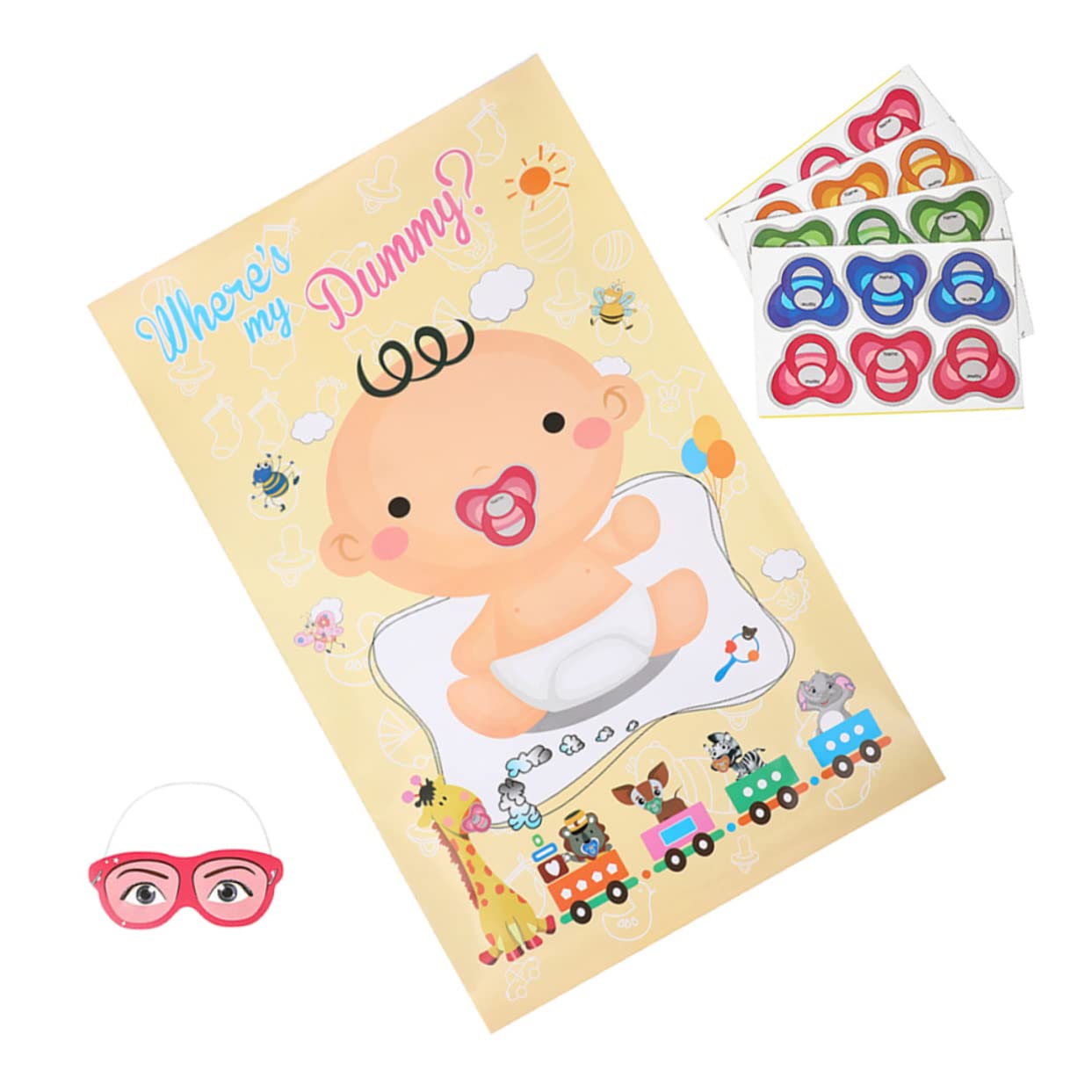 Juego Chupete Toyvian Pegatinas Dibujos Animados niño Cumpleaños