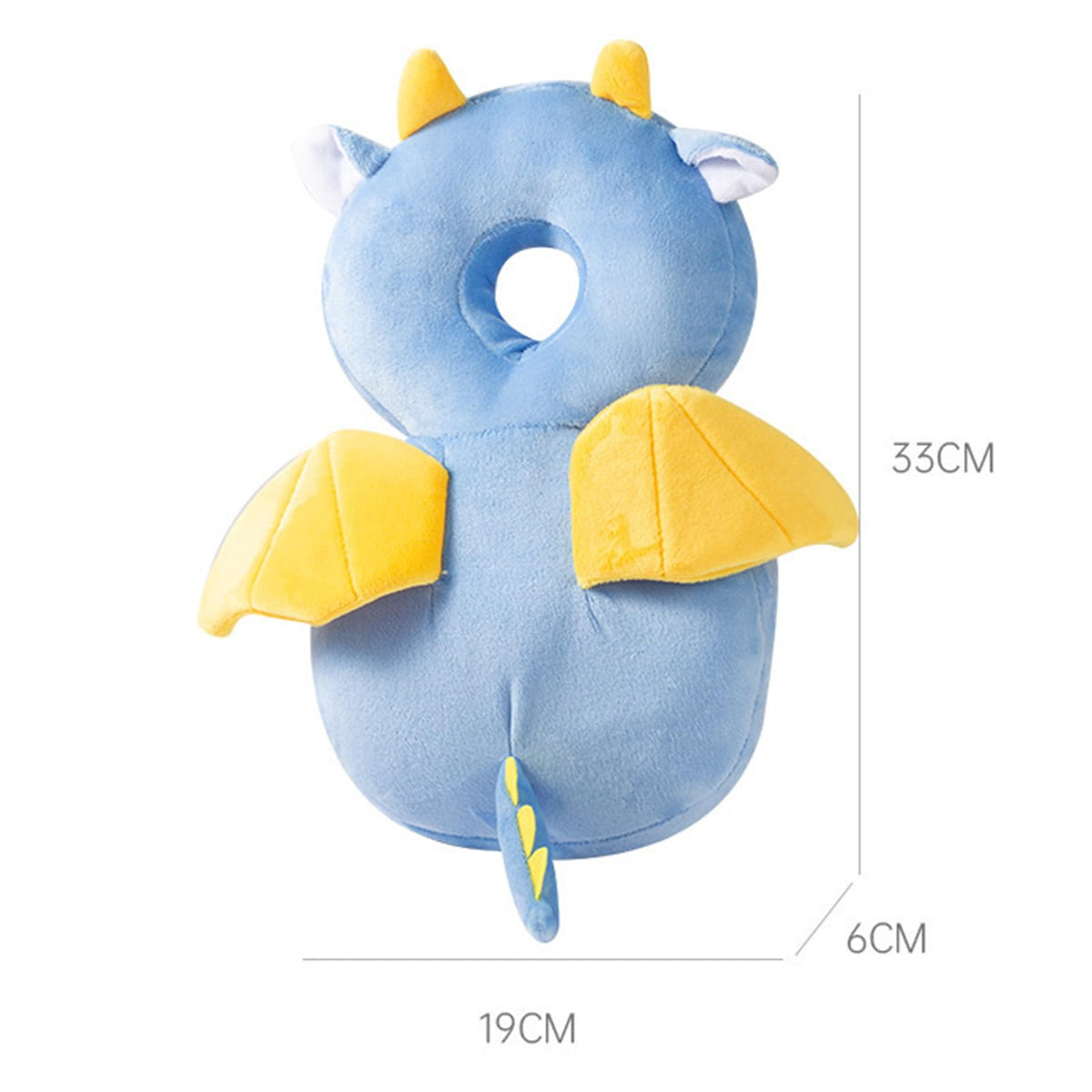 Protector de cabeza de bebé para niño pequeño, ajustable, protector de cabeza de bebé, almohadilla de seguridad (rana)