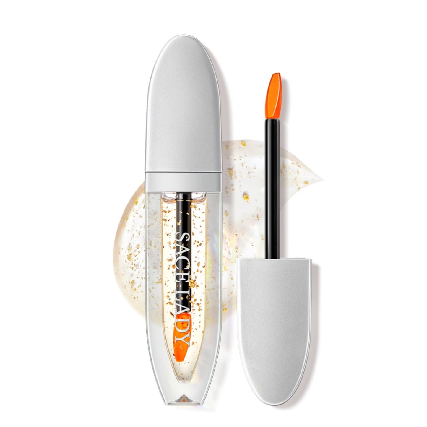 SACE LADY Aceite Labial de Color, Aceite Labial Hidratante Femenino, Esencia Labial Hidratante no Pegajosa (03, 0.12Oz)