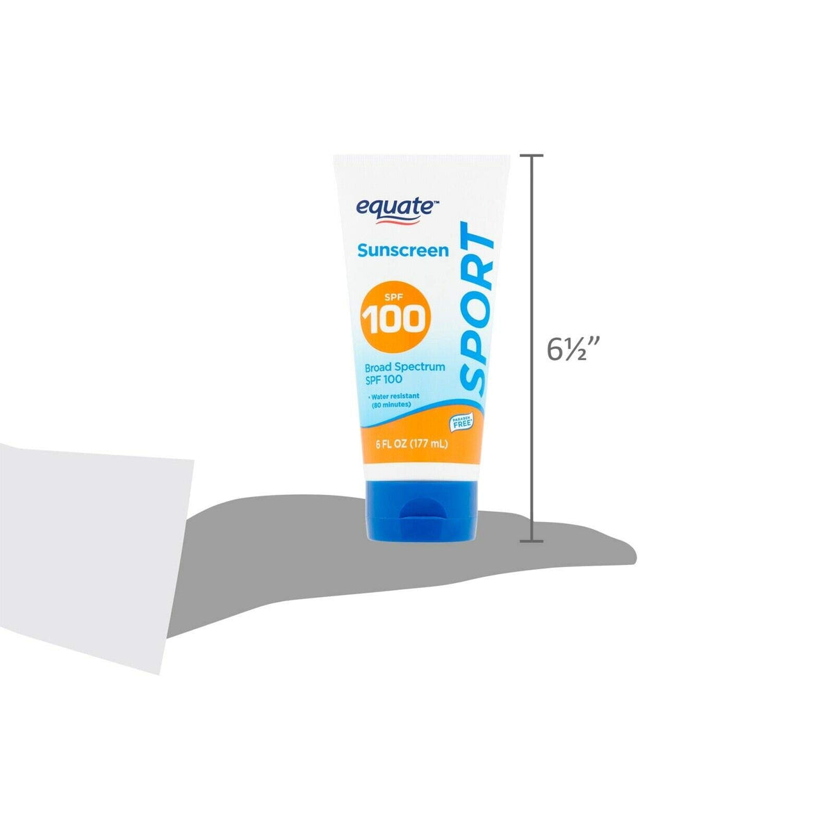 Equate Sport Sunscreen Lotion SPF 100, 6 fl oz