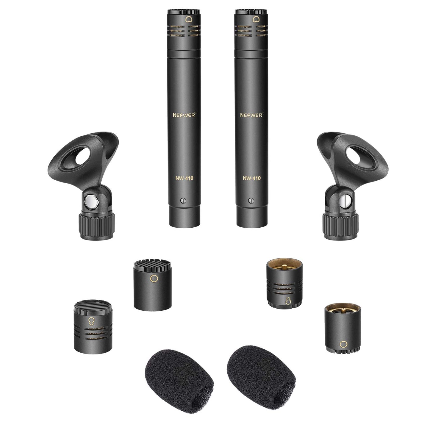 Micrófono Condensador Lápiz NEEWER Negro Cápsulas Intercambiables para Instrumentos Acústicos