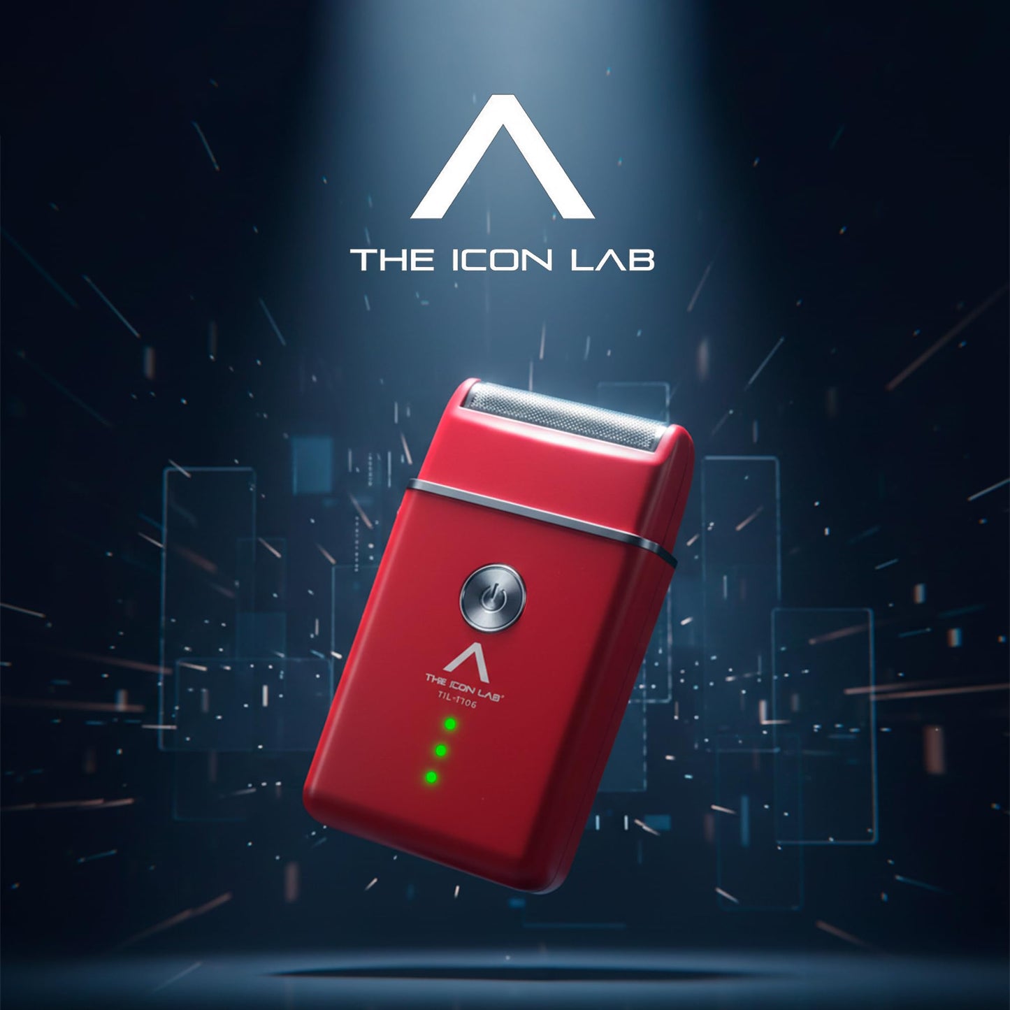 THE ICON LAB | Afeitadora Eléctrica Inalámbrica | Motor 6800 RPM | 60 Min de Uso | Navajas de Acero de Titanio | Resistente al Agua | Carga USB | Indicador LED | Máquina para Cortar Cabello