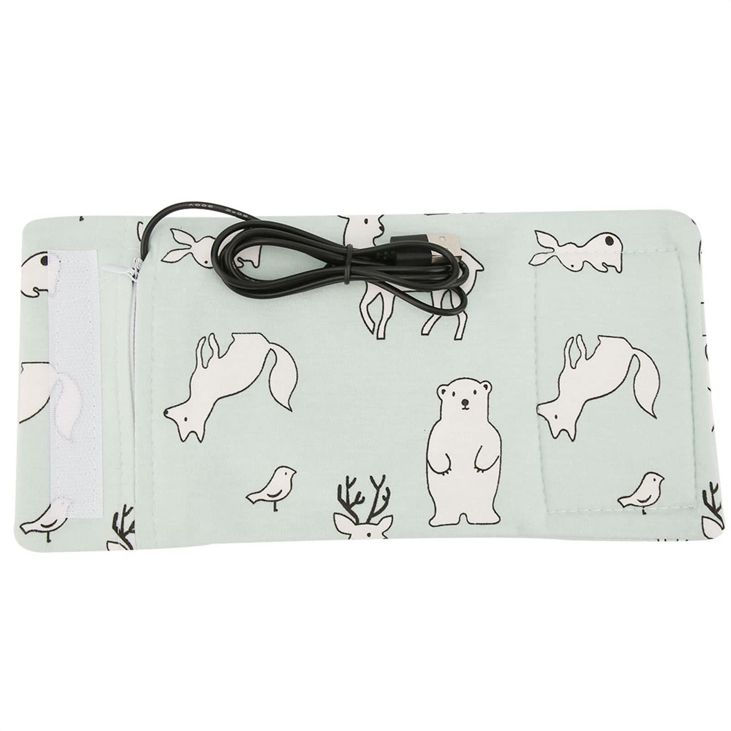 Funda para Biberón que Mantiene el Calor, Bolsas para Biberones Portátiles, USB para Mantener el Calor de la Leche, Calentador Multifunción para Taza de café, té, Bebida, Bolsa de (Tipo 1)