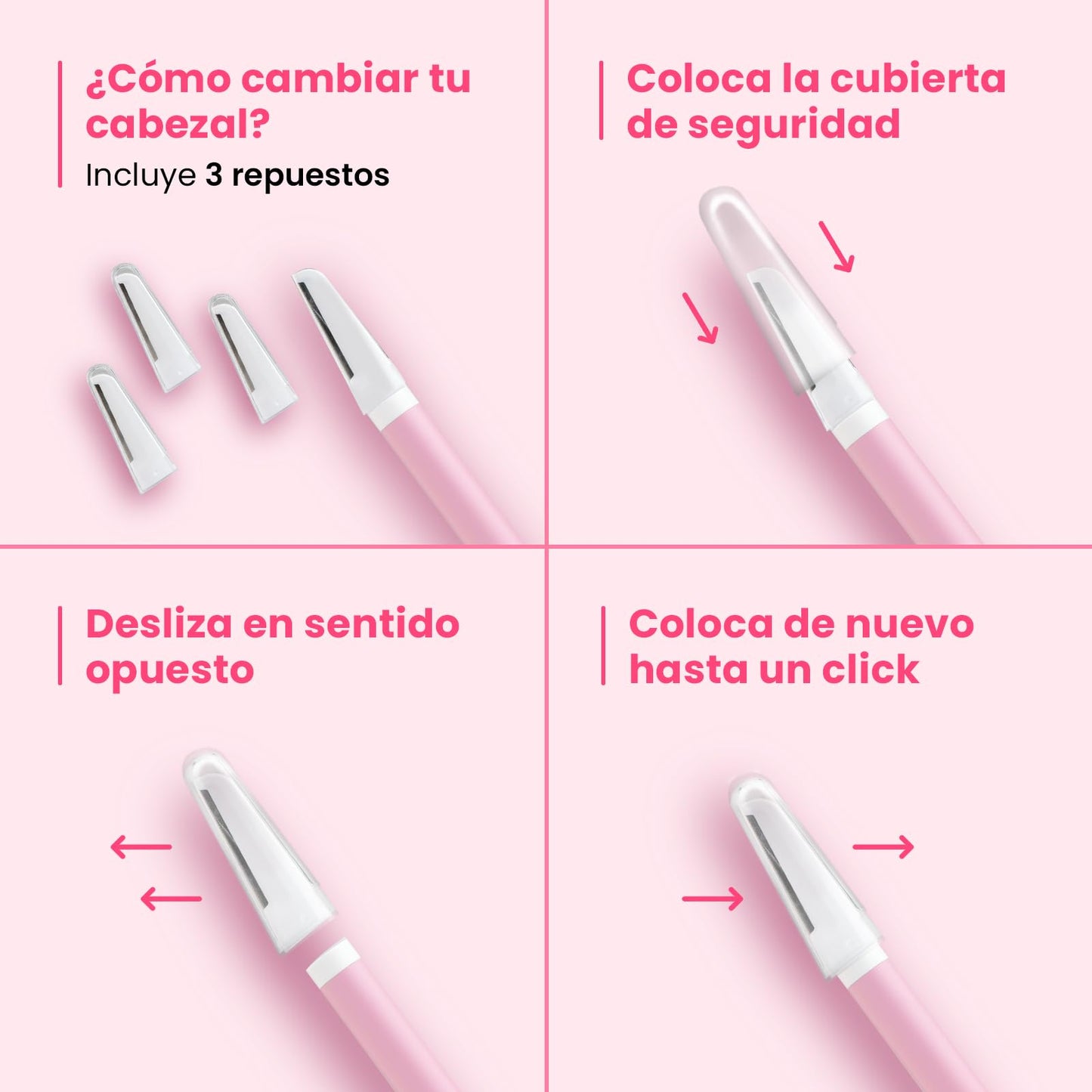 Perfiladora Facial ShinnySkin Removedor Vello Cuchilla Acero