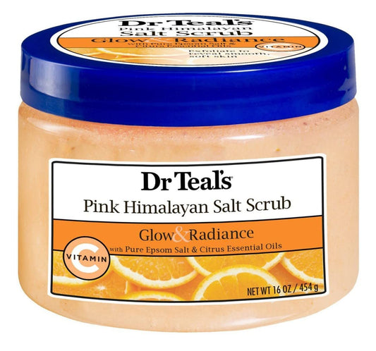 Exfoliante Con Sal Dr Teal's Glow & Radiance 454 Grápido