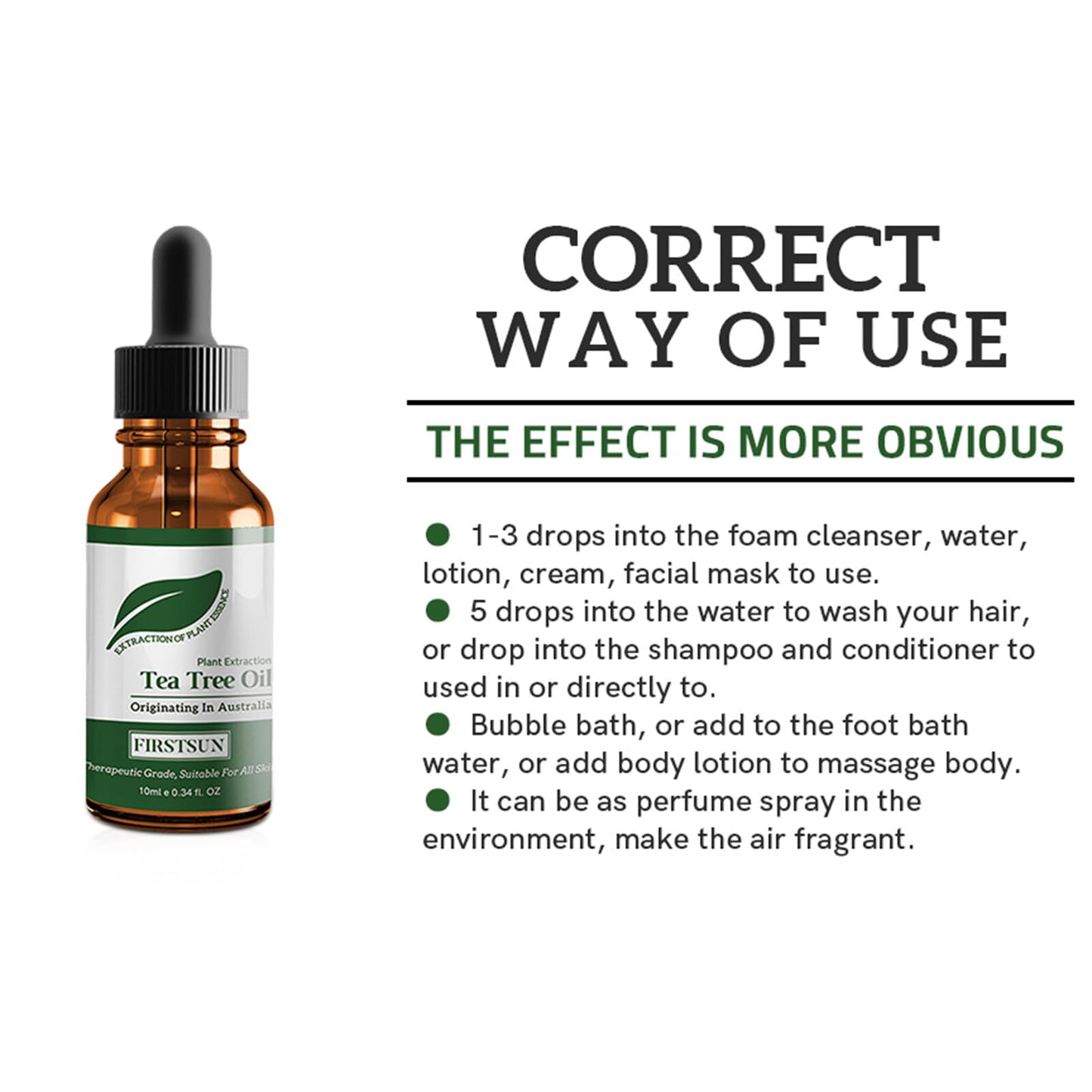 Aceite Esencial Orgánico Antiacné de Árbol de Té - Tratamiento Natural y Efectivo - 10ml
