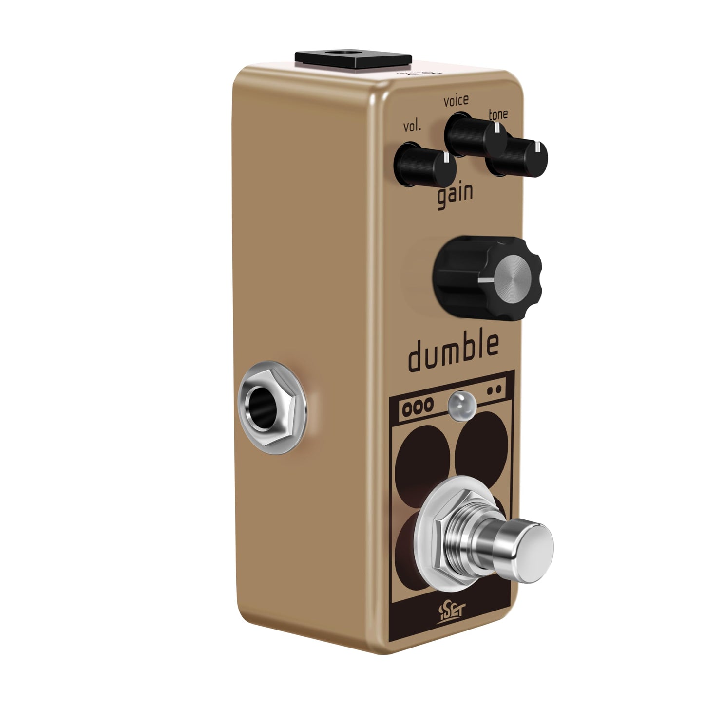 ISET Dumble Overdrive Pedal analógico Mini pedal de efecto de guitarra individual para guitarra eléctrica Bajo True Bypass