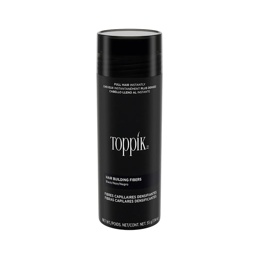 TOPPIK Hair Building Fibers, Black, 1.94 oz.