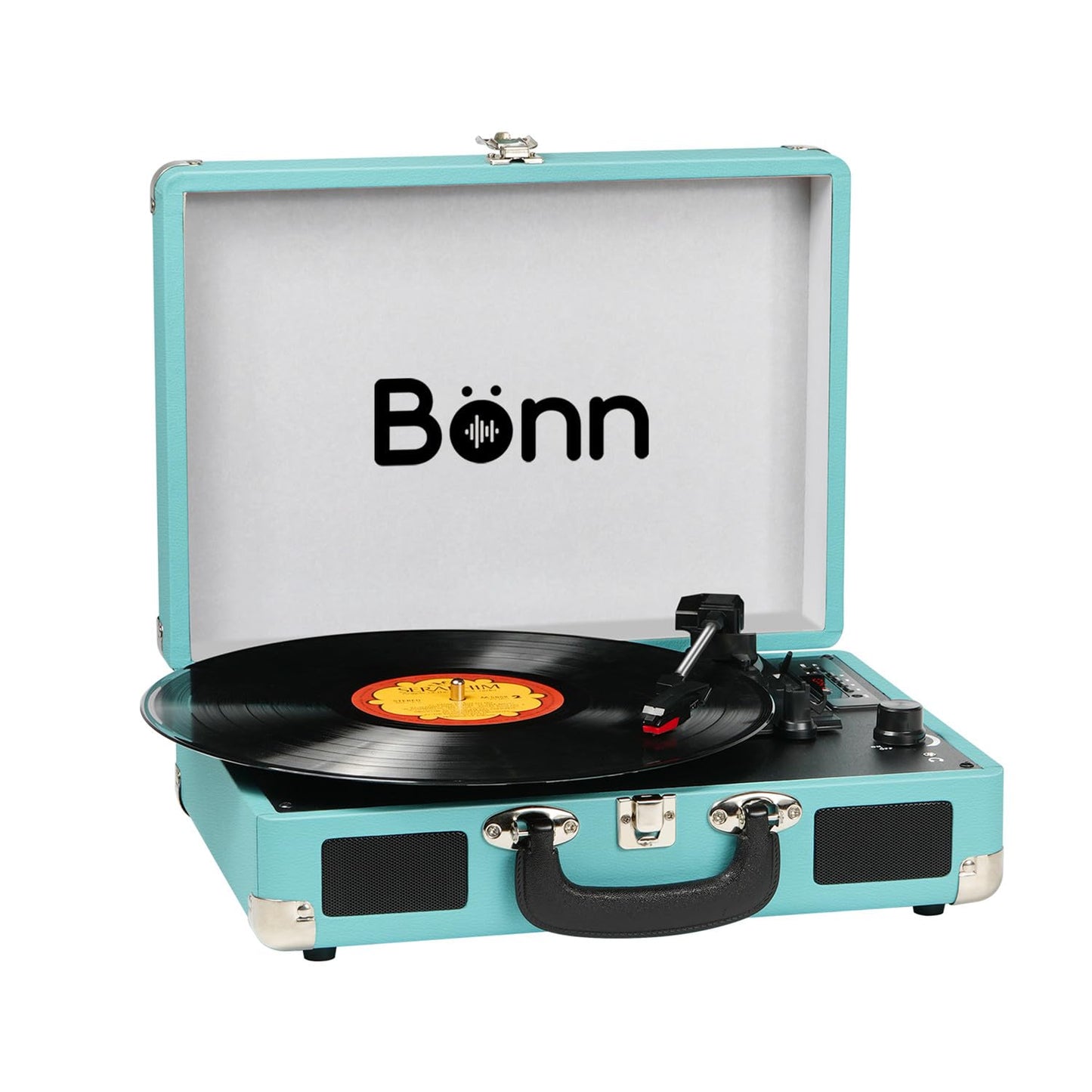 Bonn Maleta Tocadiscos Bluetooth (Azul)