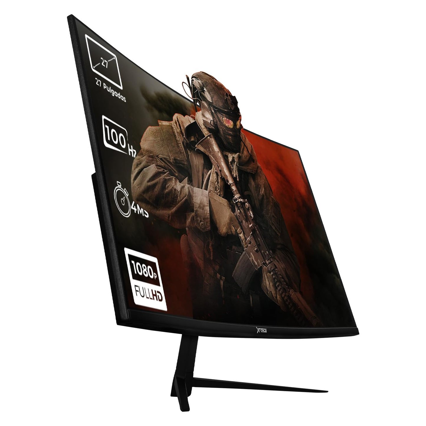 Monitor Gamer XTREME PC GAMING Negro Curvo 27" 4ms 100Hz FHD VA HDMI