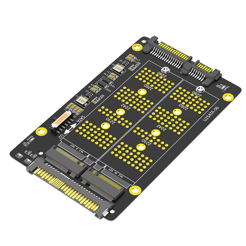 Adaptador Combo SSD OTDOGUO 2 en 1 M.2 NGFF NVME PCI-E a U.2 SFF-8639 y M.2 NGFF