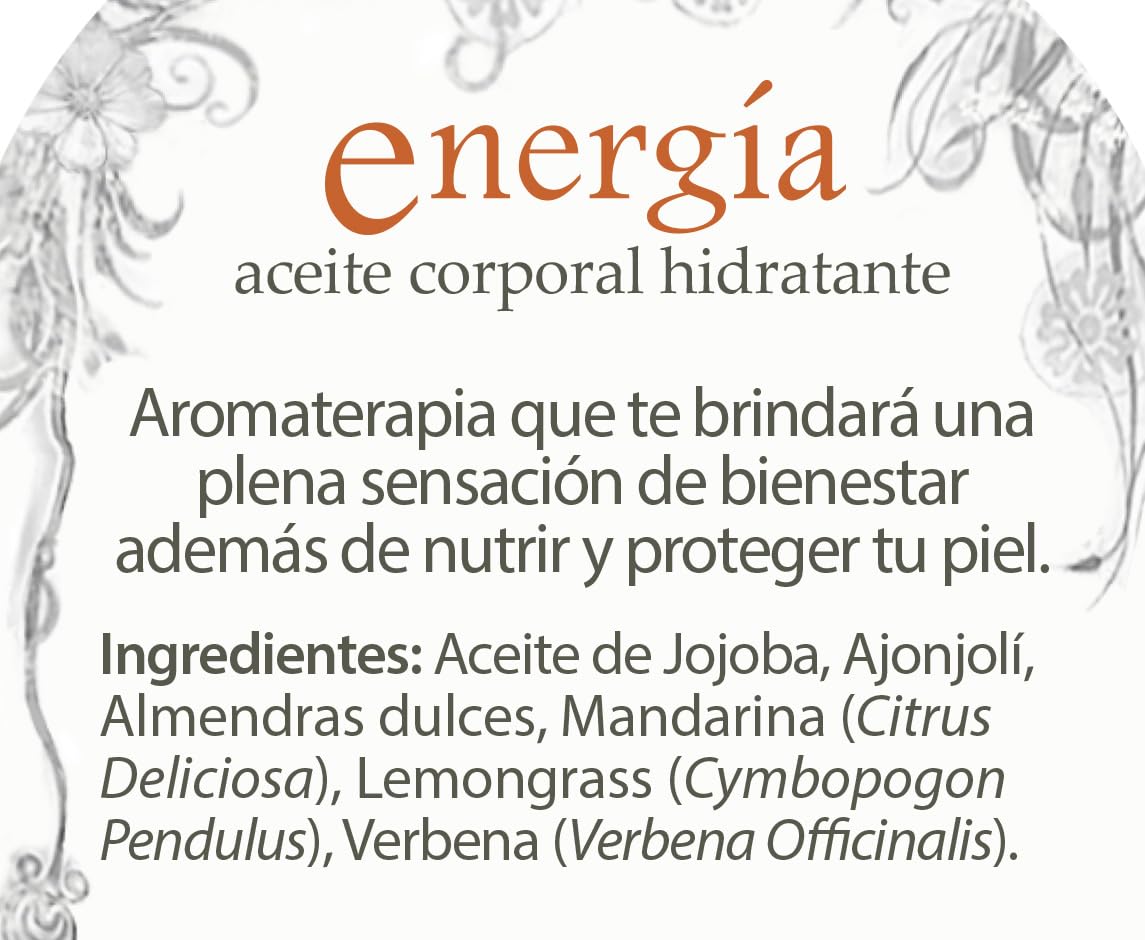 Body Oil Set - Kit de Aceites Masaje/Hidratación de Aromaterapia Caja de 3 x 60 ml c/u