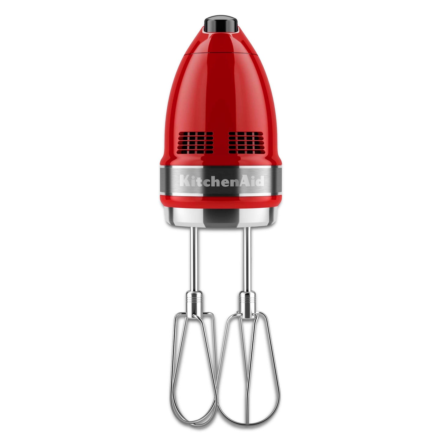 KitchenAid KHM7210ER 7-Speed Digital Hand Mixer with Turbo Beater II Accessories and Pro Whisk Empire rojo