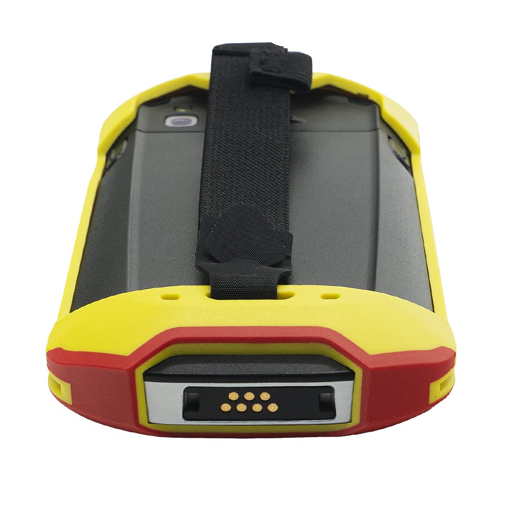 Funda Protectora IYOUBOL Rojo y Amarillo con Correa de Mano para Zebra TC51 TC510K TC52 TC56 TC57 TC57X TC52X TC5X