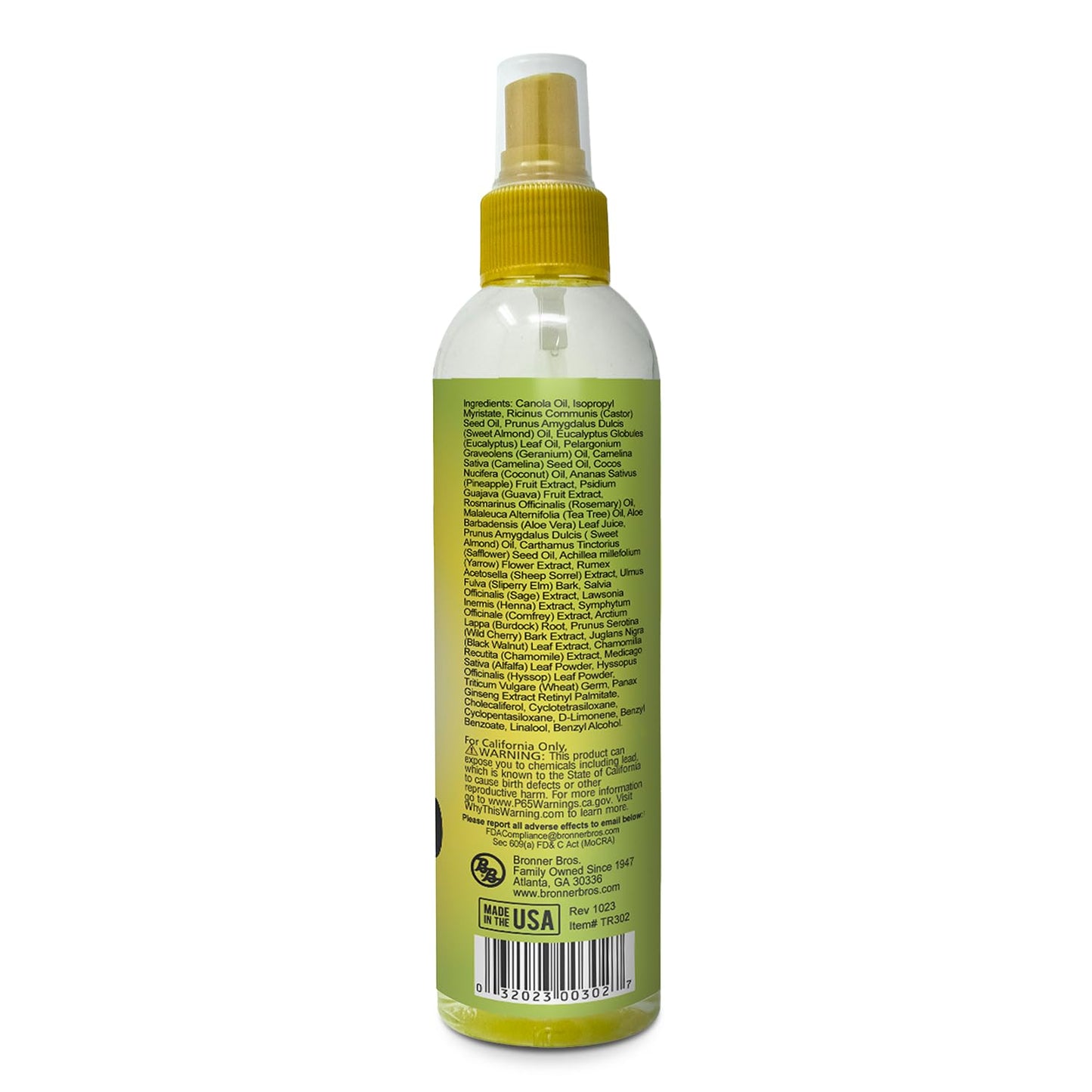 Bronner Brothers Aceite de crecimiento de raíces tropicales, 8 onzas líquidas